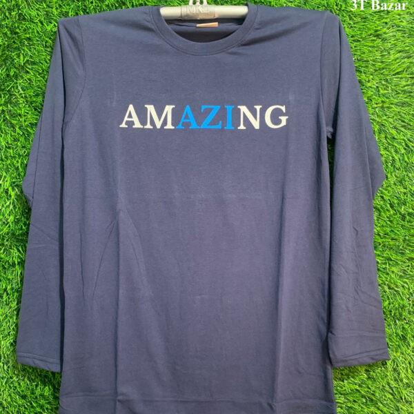 Mens T-Shirt Full Sleeve Cotton